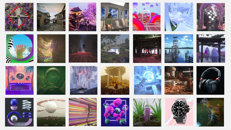 3DCGモーショングラフィック | 東京 南青山GAPFILL